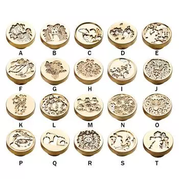 Милые питомцы серии Медная головка Классические винтажные штампы Печатная головка для свадебной открытки H