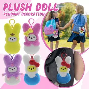 Милые плюшевые игрушки брелок мультяшные куклы украшения дома детские подарки One Size розовый