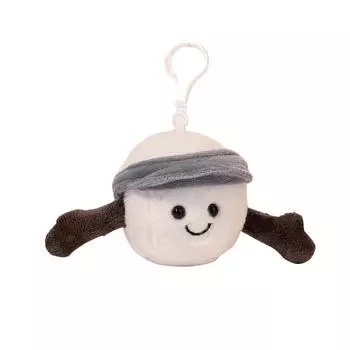 Милые плюшевые игрушки, брелок-подвеска, мультяшные куклы, фигурки, детские подарки One Size белый