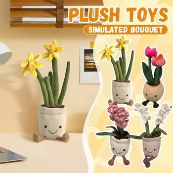 Милые плюшевые игрушки Мультяшные куклы Украшения для дома Детские подарки One Size