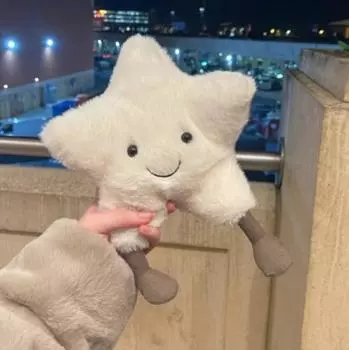 Милые плюшевые игрушки Мультяшные куклы Украшения для дома Детские подарки One Size бежевый