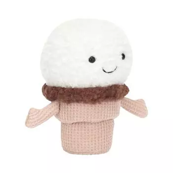 Милые плюшевые игрушки Мультяшные куклы Украшения для дома Детские подарки One Size бежевый