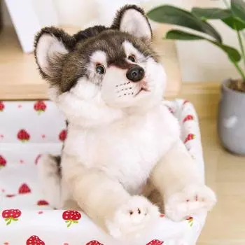 Милые плюшевые игрушки Серый Волк, имитация гигантского кальмара, мягкие игрушки, милые плюшевые куклы в виде животных для детей, подарки для девочек