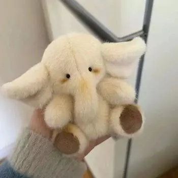 Милые плюшевые куклы пушистые животные кулон модный автомобиль брелок мальчик Elephant