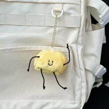 Милые плюшевые кукольные брелоки для ключей в виде масла, креативный рюкзак, подвеска для женщин и девочек, милые мультяшные куклы, игрушки, автомобильные брелки, подарки