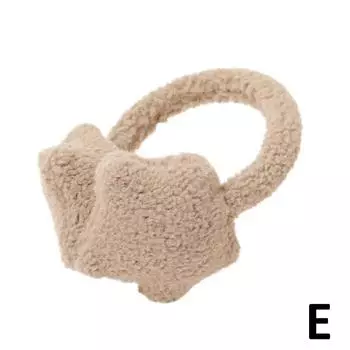 Милые плюшевые наушники со звездами для женщин, осень-зима, защита ушей для езды на велосипеде, сохранение тепла, защита ушей, зимние аксессуары