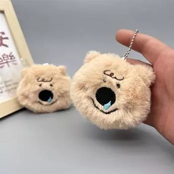 Милые плюшевые печенья кукла брелок кулон мультфильм мягкие плюшевые плюшевые куколки кавайи дети девочка подарочный пакет аксессуары 8*9cm