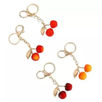 Милые подвески в виде вишневых фруктов, украшения для автомобиля, сумочки, сумки на ремне, подвесные украшения, модные аксессуары, подарки A3