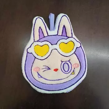 Милые полотенца для рук для ванной комнаты, толстые коралловые бархатные носовые платки, детские мультяшные абсорбирующие подвесные полотенца, кавайные полотенца для рук