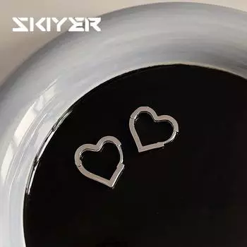 Милые полые серьги с сердечками для женщин и девочек, крутые модные новые серебряные, золотые украшения, подарок другу, вечерние золотой