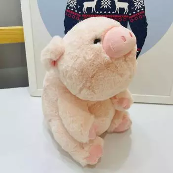 Милые пухлые пельмешки Сиба-ину Сопровождающие животные Приседающий зеленый динозавр Пингвин Кукла Плюшевая игрушка День рождения Друг для игр Small 25cm