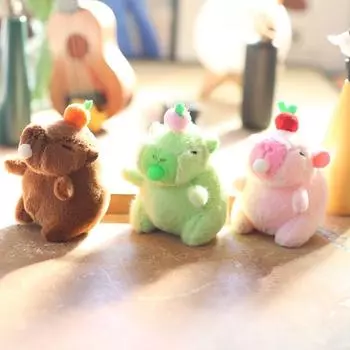 Милые пузыри заставят вас позвонить Капибале подвеска плюшевые игрушки кукла сумка подвесной брелок 15 cm.