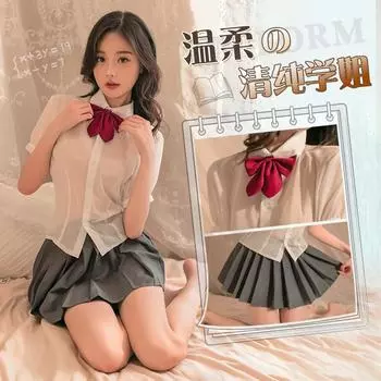 Милые японские девушки, студентки колледжа, школьная форма, сексуальное нижнее белье, костюм JK, плиссированная юбка, женский ночной комплект для ролевых игр, соблазнительный комплект One Size