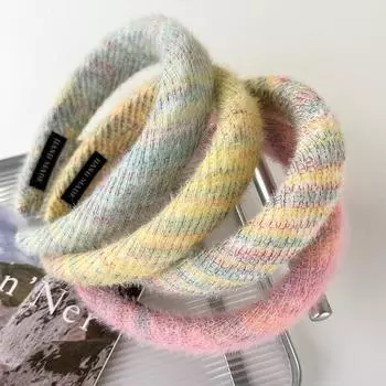 Милые резинки для волос для девочек для женщин, повязки на голову, обруч для волос, повязки для волос, головной убор, осенне-зимние модные аксессуары для волос, головные уборы