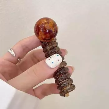 Милые резинки для волос из косичек для женщин и девочек, резинки для волос из телефонной проволоки, спиральные повязки на голову, хвостики для девочек, аксессуары для волос One Size