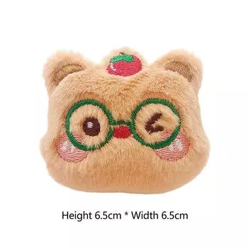 Милые рождественские медведи, плюшевые игрушки, брошь, мультяшная милая кукла, брошь, изысканный рюкзак, украшения, аксессуары, подарки