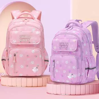 Милые рюкзаки для девочек, детские сумки для книг, детские школьные сумки для девочек, ортопедический водонепроницаемый рюкзак, школьный портфель S