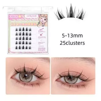Милые самоклеящиеся пучки ресниц, самодельные пучки накладных ресниц, клейкие накладные ресницы для женщин/девушек Style 4