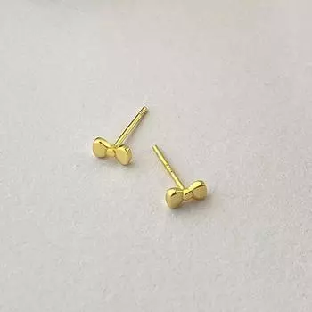 Милые серьги-бантики, маленькие новые модные серьги, серьги с нишевым дизайном для женщин