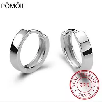 Милые серьги-кольца из стерлингового серебра 925 пробы, круглые Aaa Cz, маленькие серьги-кольца Huggies для женщин, ювелирные изделия для детей, для маленьких девочек Aros