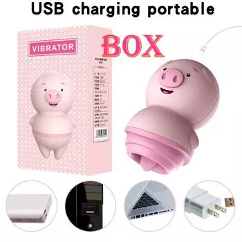 Милые сексуальные свиньи, лизающие вибраторы для женщин, стимулятор клитора, влагалище, анальный лижет соски, массаж, секс-игрушки для пар, эротические мачи для взрослых