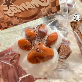 Милые силиконовые грязевые игрушки с кошачьими когтями, медленный отскок, декомпрессионная игрушка, снижение стресса, декомпрессия, подарки для детей, сенсорные игрушки 1