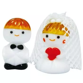 Милые стеклянные изделия ручной работы Happy Wedding CYK1238