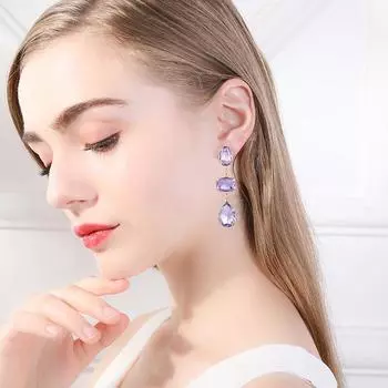 Милые стразы, кулон, ювелирные изделия, женские модные полые серьги-капли в стиле ретро, легкие роскошные серьги, женские классические винтажные серьги-капли красный