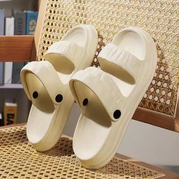 Милые тапочки, повседневная обувь инновационного дизайна, женские легкие домашние тапочки с мягкой подошвой, высококачественные эксклюзивные фирменные шлепанцы 36-37