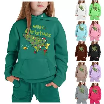 Милые толстовки с капюшоном для подростков, модные детские толстовки с капюшоном, рубашки с длинным рукавом, одежда для девочек 110 бежевый