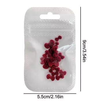 Милые украшения для ногтей с флокированным бантом, стереоскопические украшения для ногтей, сделай сам, энтузиасты и мастера по маникюру