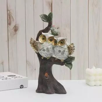 Милые украшения из смолы в виде совы для гостиной или тумбы под телевизор