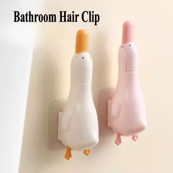 Милые утиные зажимы для чистки ванной комнаты Заколки для волос для ванной комнаты белый