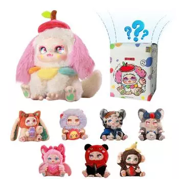 Милые виниловые плюшевые фигурки, Плюшевая кукла серии Take A Of Bear, Кавайные коллекционные игрушки-фигурки, Мистери-бокс для подарков на день рождения, Одна коробка One Size