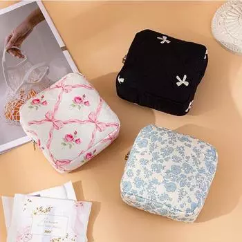 Милые водонепроницаемые сумки для хранения косметики, косметички для девочек, симпатичная сумка для хранения помады, чехол для гигиенических прокладок, мультфильм