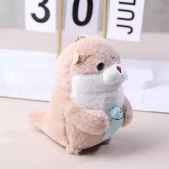 Милые выдры плюшевые подвески брелок рюкзак брелоки кулон для детей мальчиков девочек женщин мужчин подвесная кукла кулон ПП хлопок