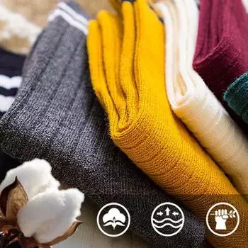 Милые высокие желтые красочные забавные дизайнерские носки для девочек в стиле Харадзюку, белые носки в стиле ретро, женские полосатые свободные носки, хлопковые школьные носки, японский