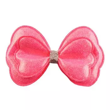 Милые заколки-банты для девочек, блестящие банты, разноцветные заколки, радужные тканевые банты, украшения для DIY-поделок, заколка для волос, аксессуары для волос