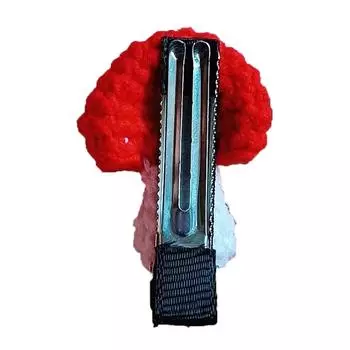 Милые заколки для волос с грибами, заколка ручной работы, вязаная заколка для волос, головные уборы, вязаные крючком аксессуары для волос, украшения для женщин