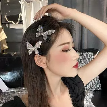 Милые заколки для волос с когтями-бабочками для женщин и девочек, цветные парикмахерские инструменты для укладки волос, аксессуары, необычные заколки для волос