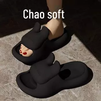 Милые женские сандалии Eva с толстой подошвой и рисунком кролика из мультфильма 2023 г. Size 40-41