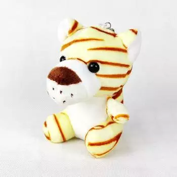 Милые животные джунглей Лев, леопард, слон, обезьяна, жираф, тигр, плюшевая игрушка, подвеска, сумка, аксессуары, брелок, автомобильный кулон, подарок для ребенка