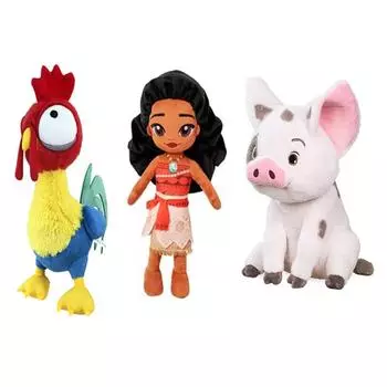 Милые животные из фильмов Моана плюшевые игрушки Мауи мягкие игрушки куклы мультфильм Моана 2 свинья Пуа плюшевые украшения для дня рождения