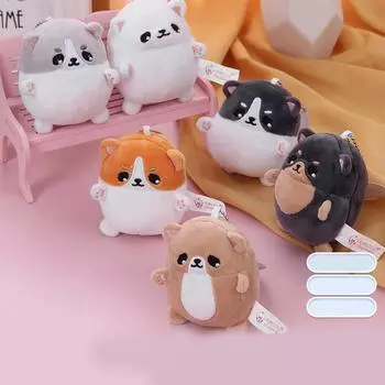Милые животные серии кукла мультяшная собака сиба-ину плюшевая кукла брелок сумка кулон детский день рождения рождественские подарки