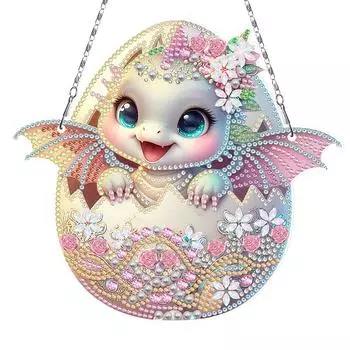Милые животные, стразы, бриллианты, искусство, подвески на окна, украшение для спальни YH57