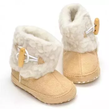 Милые зимние сапоги с мячом, модные детские мокасины с мягкой подошвой, детские первые ходунки, теплые детские сапоги, нескользящие сапоги для маленьких девочек 11cm розовый