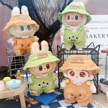 Милый 17 см кукольный костюм одежда наряд аксессуары для мини плюшевой куклы идол хлопковые куклы подарок для детей for 17cm labubu doll