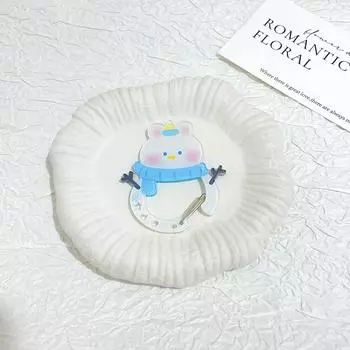 Милый акриловый карабин в стиле Ins, мультяшный брелок Y2K с инопланетянином, многоцелевой держатель для карт, брелок-крючок для сумки, подвеска-украшение A1