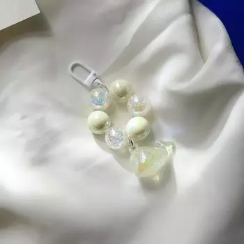 Милый акриловый прозрачный маленький дельфин брелки рюкзак подвески аксессуары украшения белый