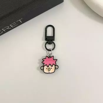 Милый аниме аватар смола кавайный мультфильм брелок школьная сумка кулон пара друзья одноклассники подарок аксессуары